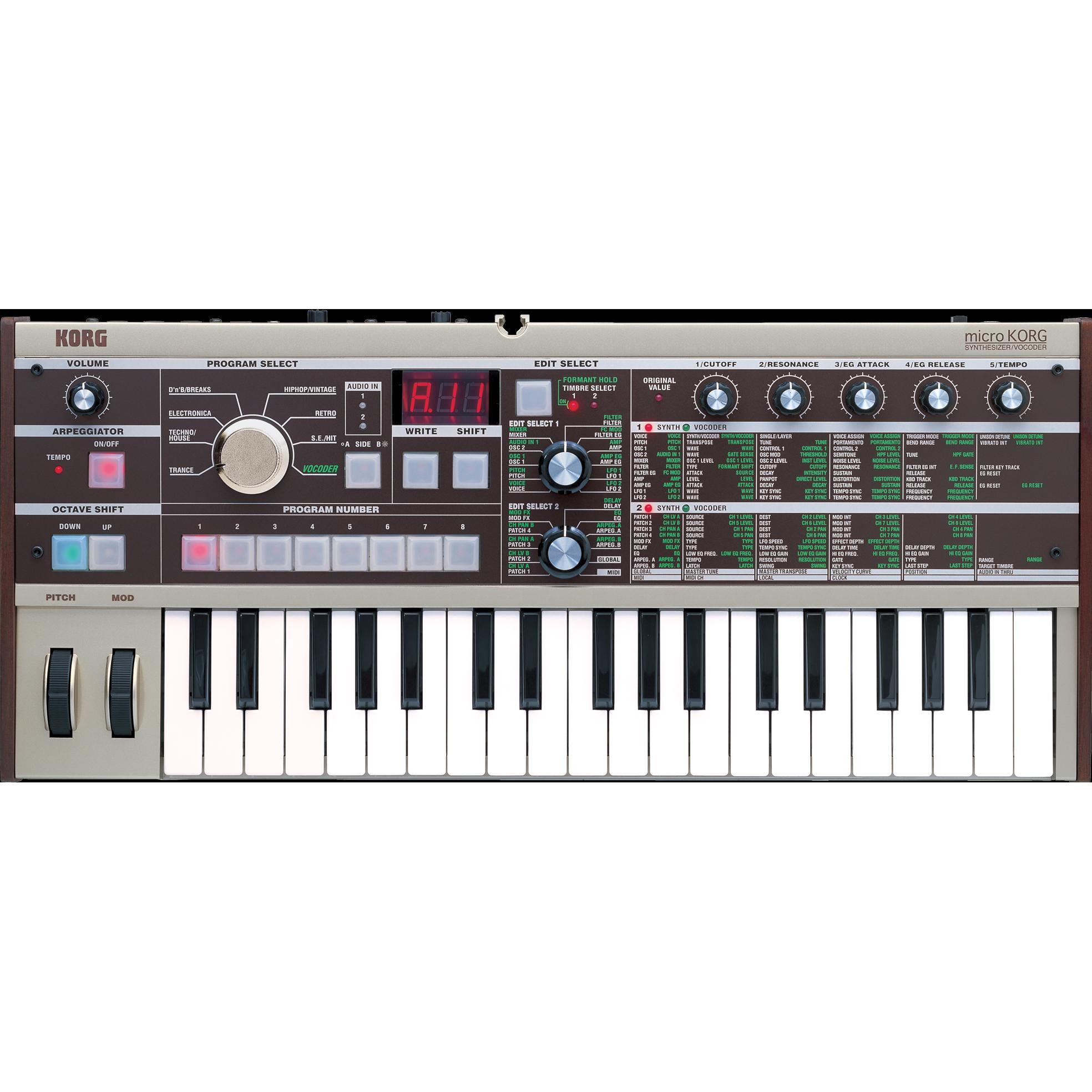 Korg Microkorg, Synthesizer, Grau
