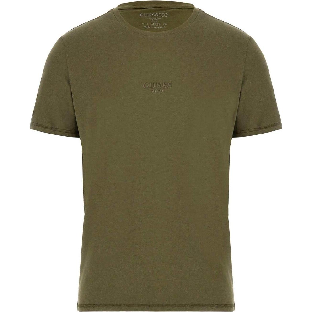 Guess, Herren, Shirt, Aidy, Grün, (XXL)
