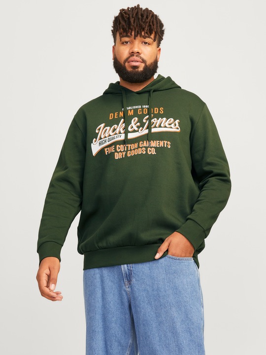 Produktbild Jack & Jones JJELOGO SWEAT HOOD 2 COL 24/25 NOOS PLS (XXL)
