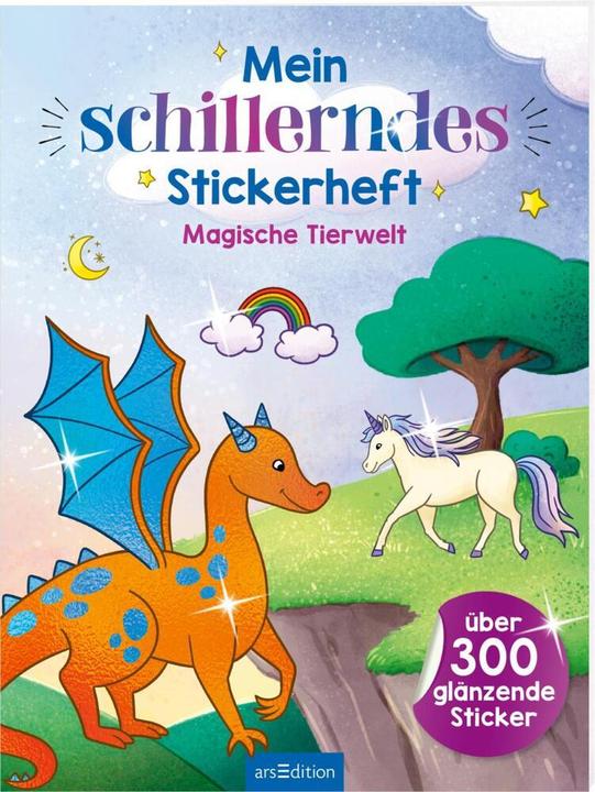 Produktbild Mein schillerndes Stickerheft – Magische Tierwelt