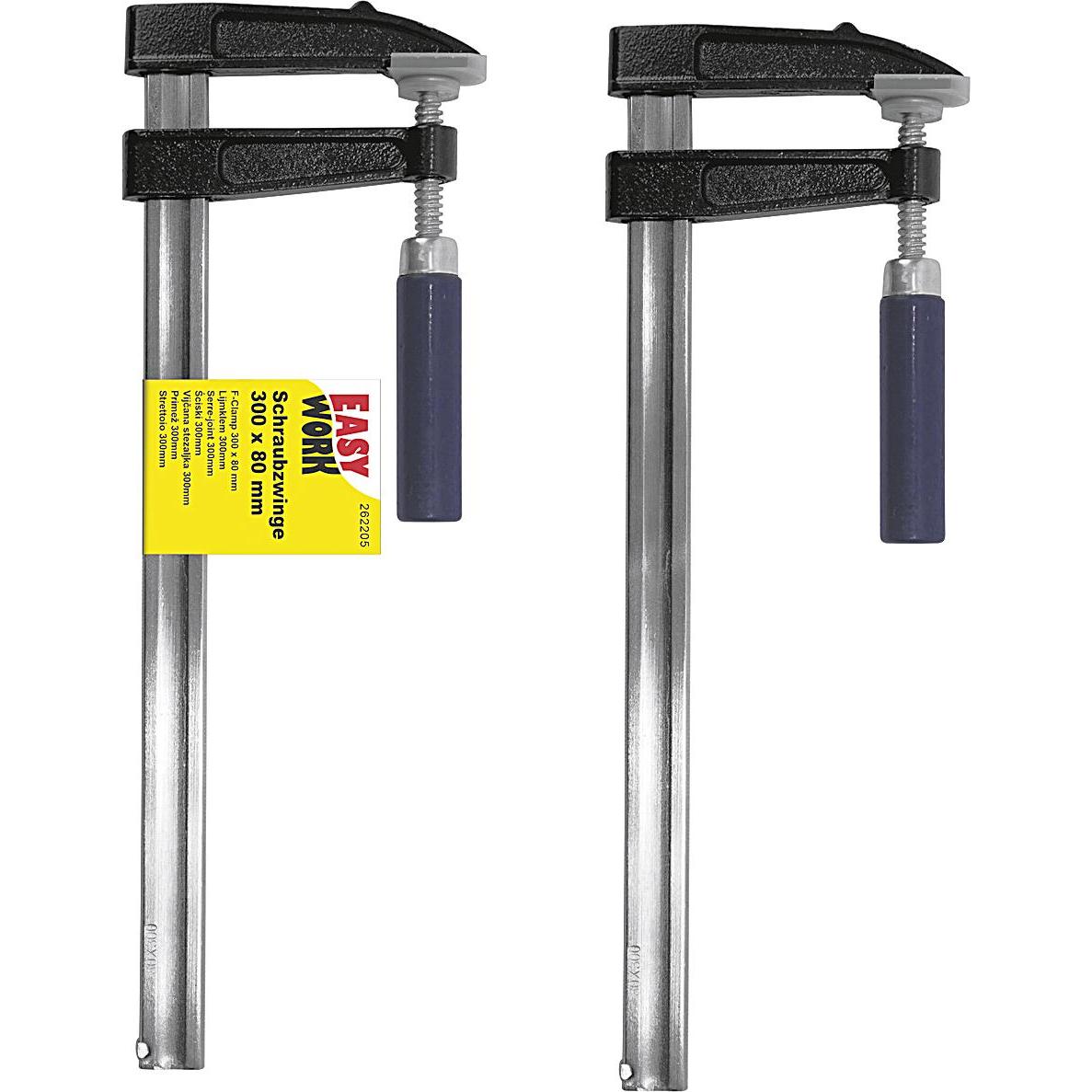 Easy Work, Schraubstock + Zwinge, Schraubzwinge (80 mm)