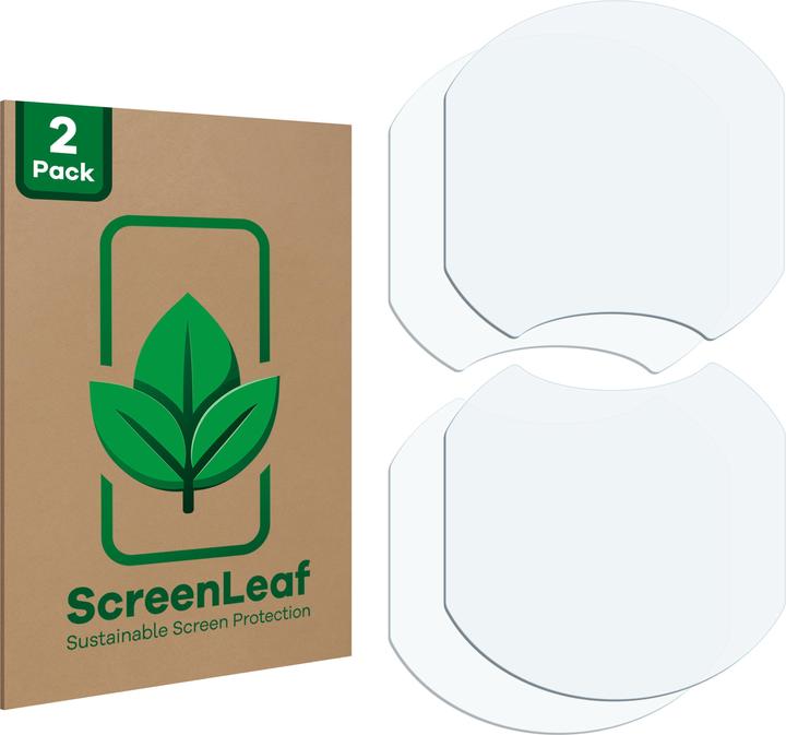 Produktbild ScreenLeaf Schutzfolie nachhaltiger Displayschutz Displayschutzfolie Folie Klar Transparent (2 Stück, Honor 90 Lite)