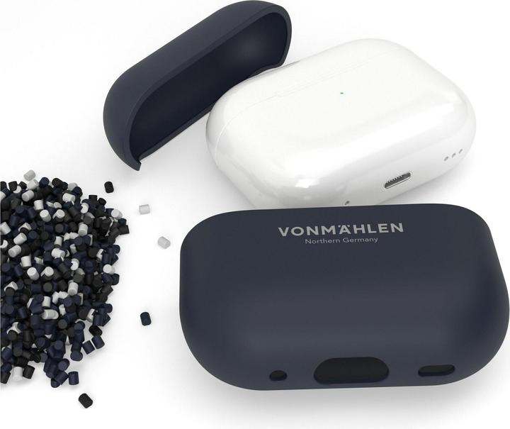 Actual product image Vonmählen Transport case Thin AirPods Pro 2 Navy (Headphone sleeve)