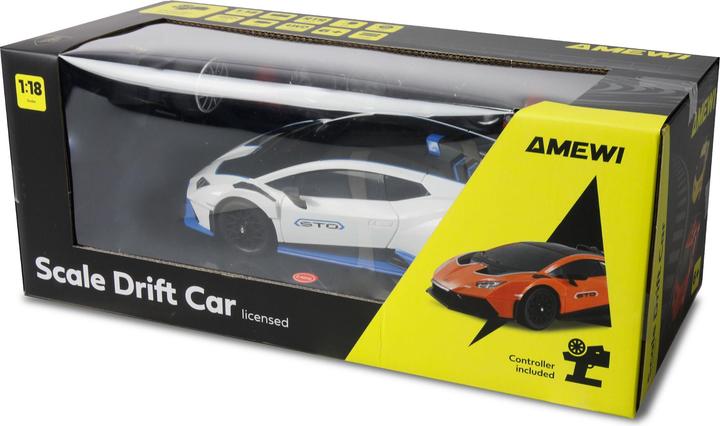 Produktbild Amewi RC Drift Lizenz Lamborghini Huracan weiss (RTR Ready-to-Run)