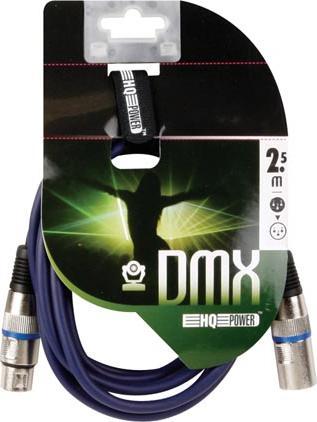 Actual product image HQ Power PAC102 DMX cable, 3-pole (2.5m) (2.50 m, XLR Cables)