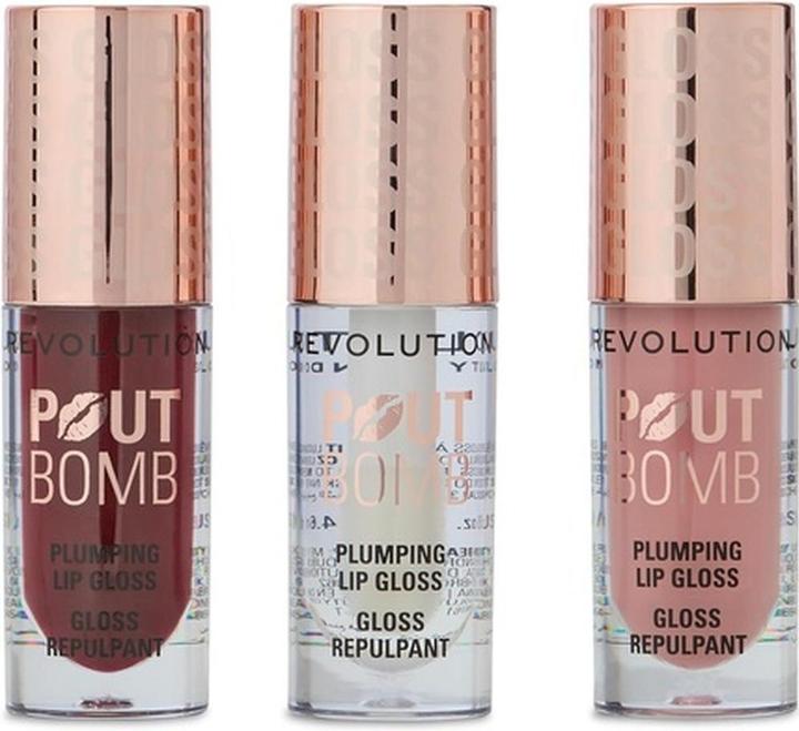 I Heart Revolution Pout Bomb Plumping Lip Gloss Trio