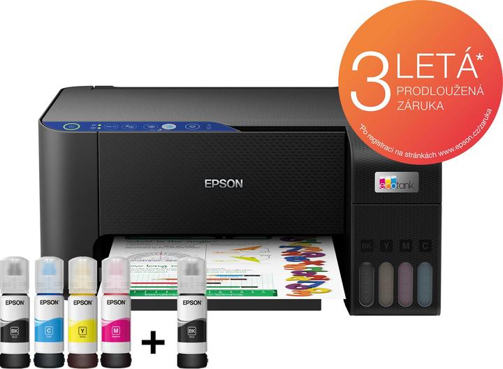 Actual product image Epson Printer EcoTank L3251 A4, Colour, MFP, WiFi (Colour)