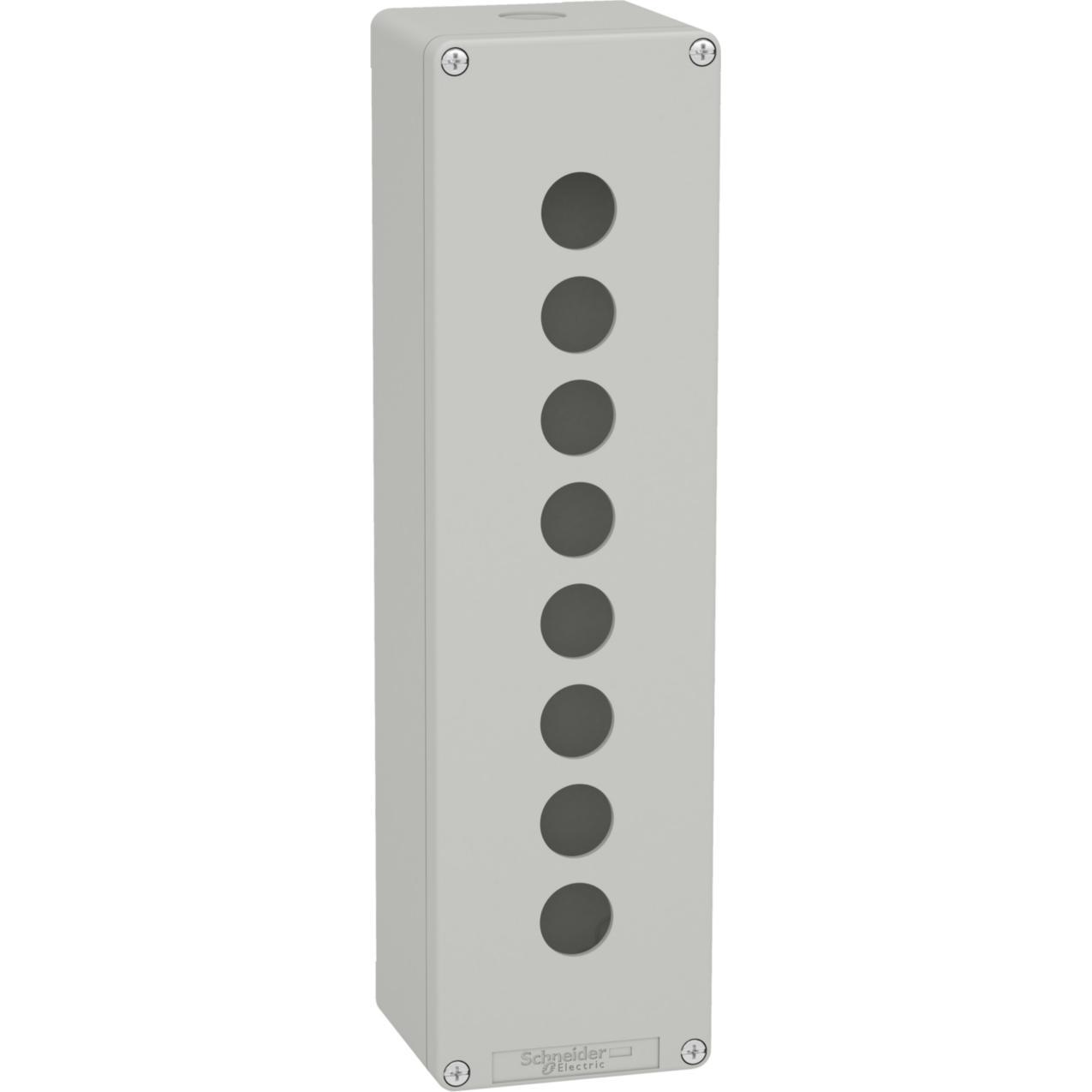 Thumbnail - Schneider Electric XAPD5508 Leergehäuse XAP Metall grau für 8x22mm - CSA (Gehäuse), Elektronikzubehör + Gehäuse, Grau