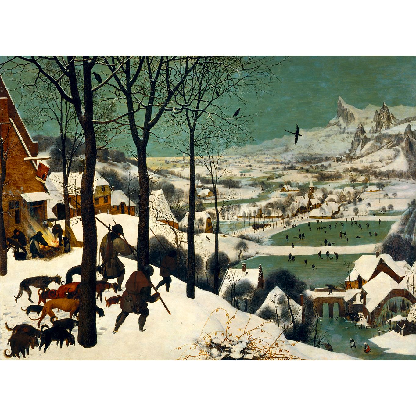Thumbnail - Bluebird Puzzle 3000 Jäger im Schnee, Piotr Brueghel (3000 Teile)