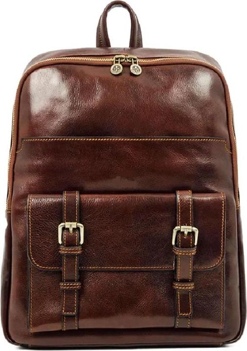 Immagine prodotto Only-Bags.Store Zaino grande in pelle marrone