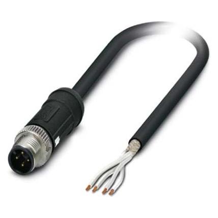 Phoenix Contact Sensor/actuator kabel SAC-4P-MS/ 5#1407312, Kabels + Stekkers, Zwart