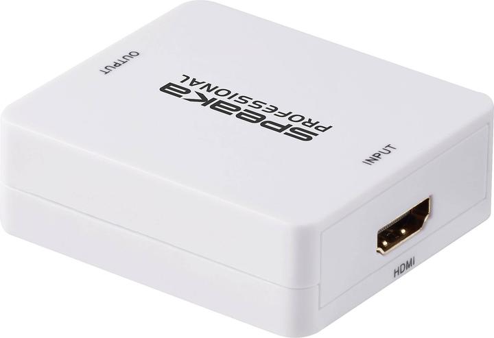 Produktbild SpeaKa Professional HDMI Audio Extractor mit Klinke und Cinch Audio (R/L) Ausgang