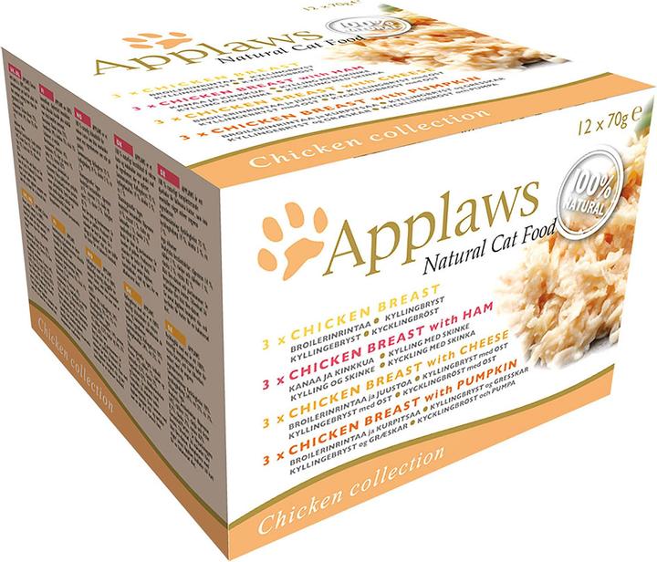 Applaws Multipack de poulet (Adulte, 12 pcs, 840 g)