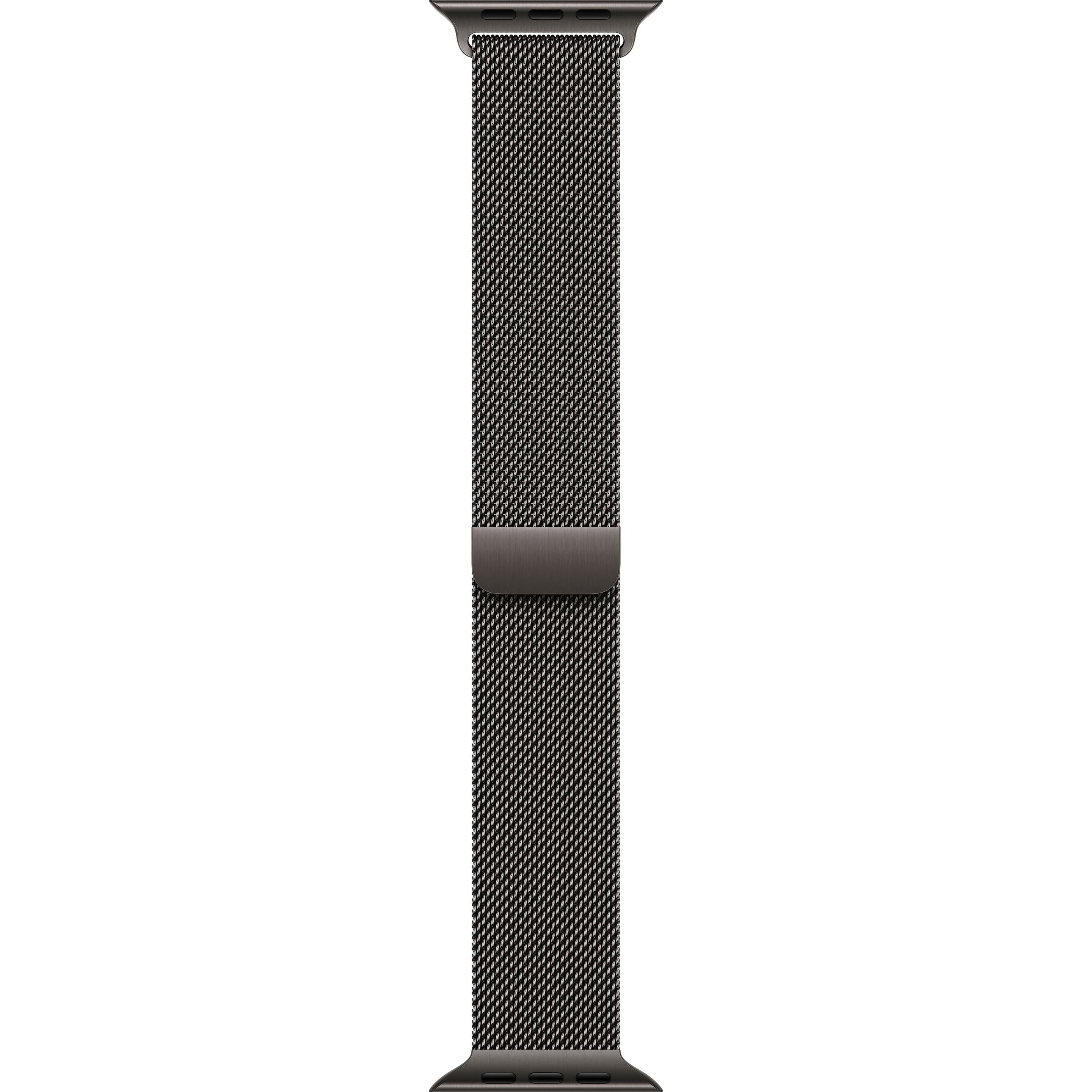 Apple Milanese Loop (46 mm, Edelstahl), Uhrenarmband, Grau
