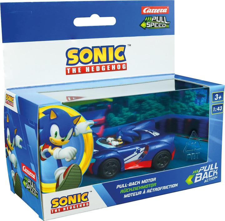 Image du produit Carrera Pull back Team Sonic Racing - Bleu