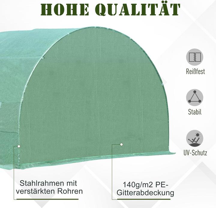 Actual product image Outsunny Tunnel Greenhouse