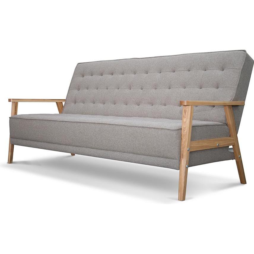 VitaliSpa, Sofa, Sofa "Dion", Braun, 202 cm mit Klappfunktion