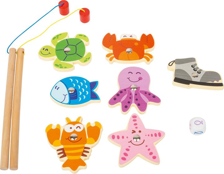 Actual product image small foot Fishing Fish fishing Travel game (German)