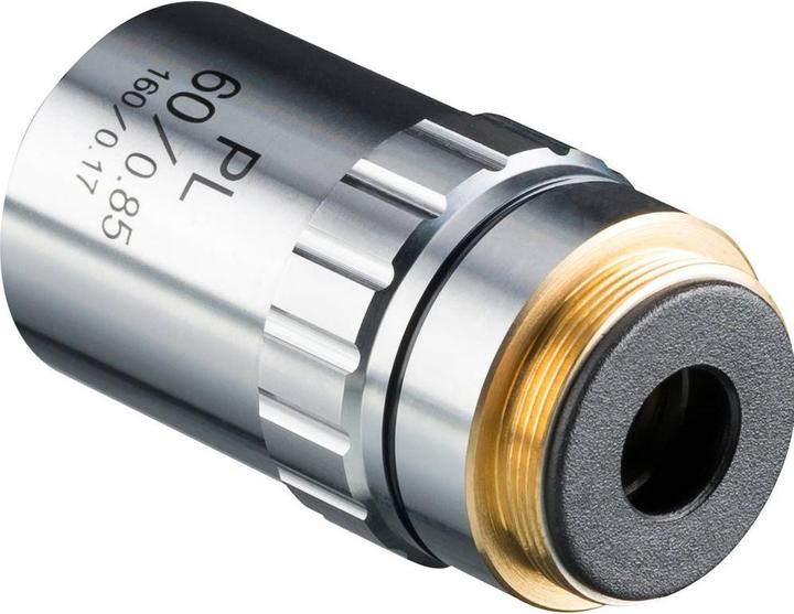Image du produit Bresser Optique DIN-PL 60x, planachromatique 5941560 Objectif de microscope Convient à la marque