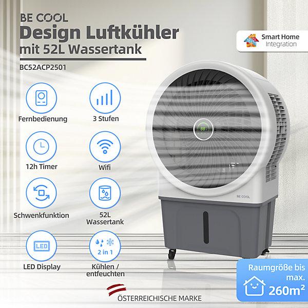 Produktbild Be Cool LUFTKÜHLER 250W 52LITER TIMER (BC52ACP2501 WS) (260 m²)