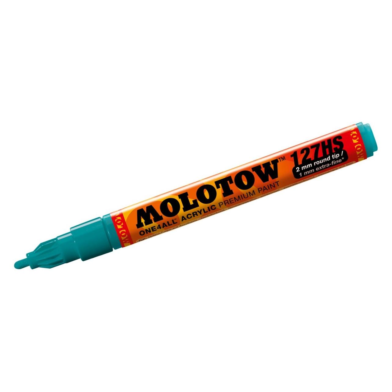 Molotow, Marker, Permanent Marker One4All 127 Hs Navulbaar 2mm Laguneblauw (1 x)