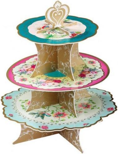 Produktbild TALKING TABLES Truly Scrumptious Cake Stand Tortenständer Blumen