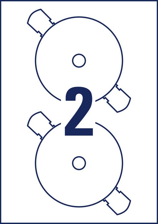 Image du produit Avery Étiquettes CD SuperSize