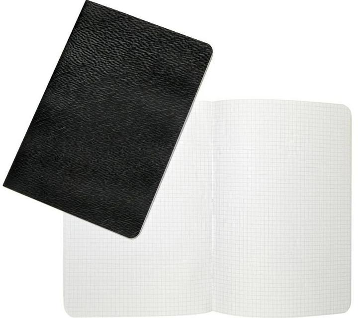 Actual product image Neutral Oilcloth booklet without register 7.5 x 12 cm (7.5 x 12 cm, Checked, Soft cover)