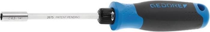 Produktbild Gedore 2675 Knarren-Schraubendreher SilentGEAR 1/4" (Innensechskant)