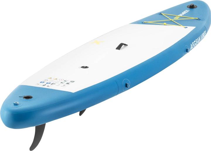 Actual product image Gymrex Inflatable paddle board - inflatable - 125 kg - blue - double chamber - 333 x 82 x 12 cm (10'6")