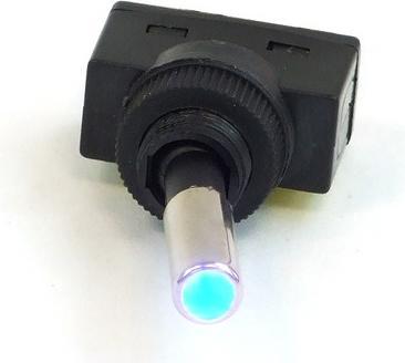 Produktbild Phobya Kippschalter LED blau 1-polig AN/AUS schwarz (3pin)
