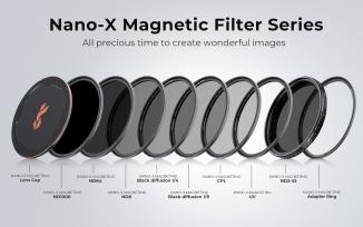 Image du produit K&F Concept Concept Magnetic 1/4 Black Mist Filter Nano X - 82mm (82 mm, Filtre Black Mist, 82 mm)