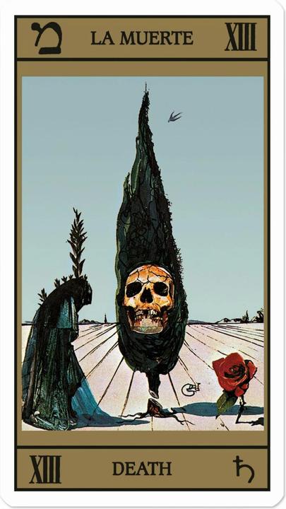 Actual product image Dalí. Tarot (English, French, German, John Fiebig, 2019)