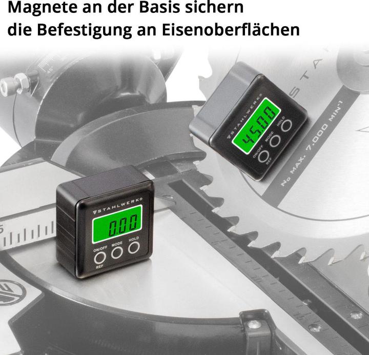 Actual product image Stahlwerk Digital protractor LB-360 ST inclinometer, level box