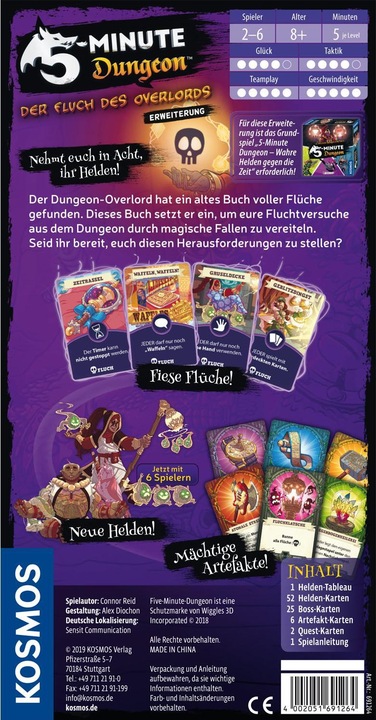 Actual product image Kosmos 5-Minute Dungeon Expansion (German)