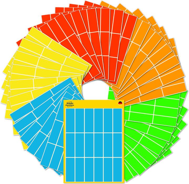 Produktbild Avery Farbige Etiketten