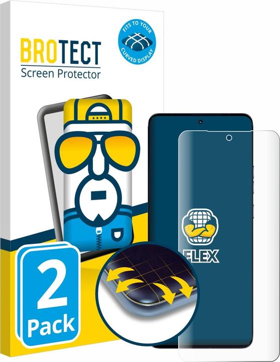 Immagine prodotto BROTECT Protezione del display a schermo intero (2 Pezzo/i, Motorola Edge 50 Pro)