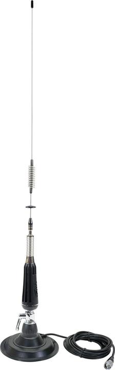 PNI Antenna CB pieghevole LED 850 con base magnetica 145 mm, lunga 85 cm, 26-28 MHz, 300 watt, si