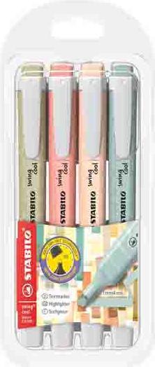 Produktbild STABILO Swing Cool (Schlammgrün, Sienna, Beige und Erdgrün, 5 mm, 4 x)