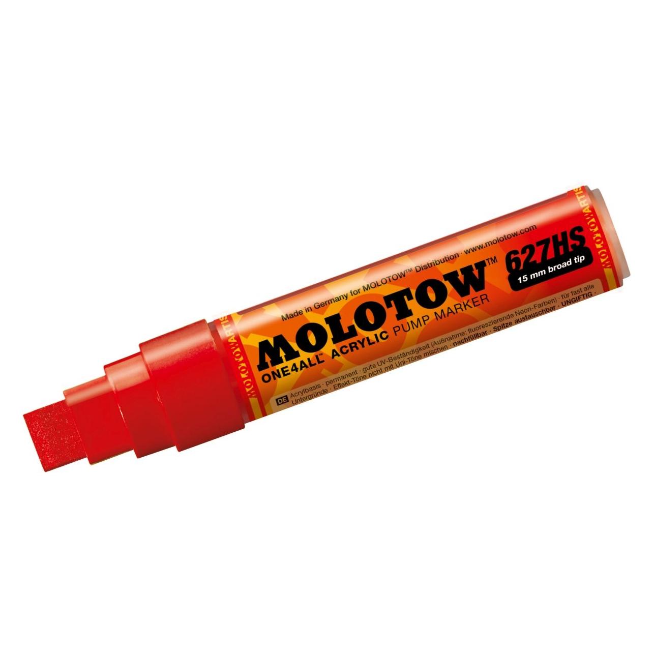 Molotow, Marker, Permanent Marker One4All 627 Hs Navulbaar 15mm Verkeersrood (1 x)
