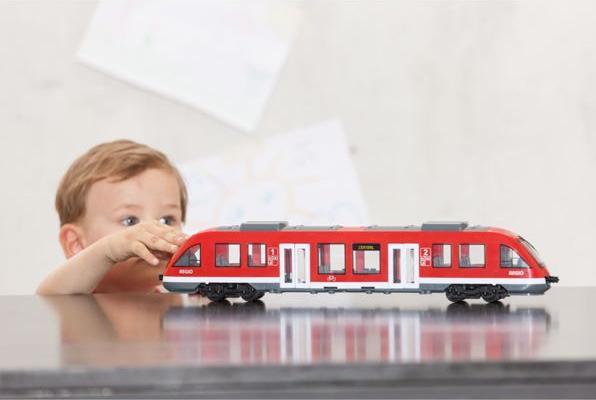 Actual product image Dickie City Train Red