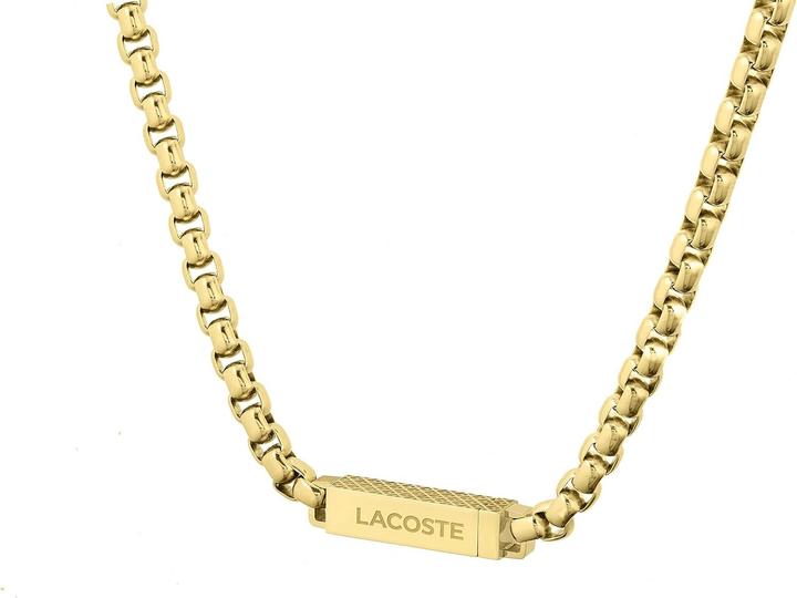 Produktbild Lacoste - Timeless gold-plated necklace for men L'Essentiel 2040122 (Edelstahl)