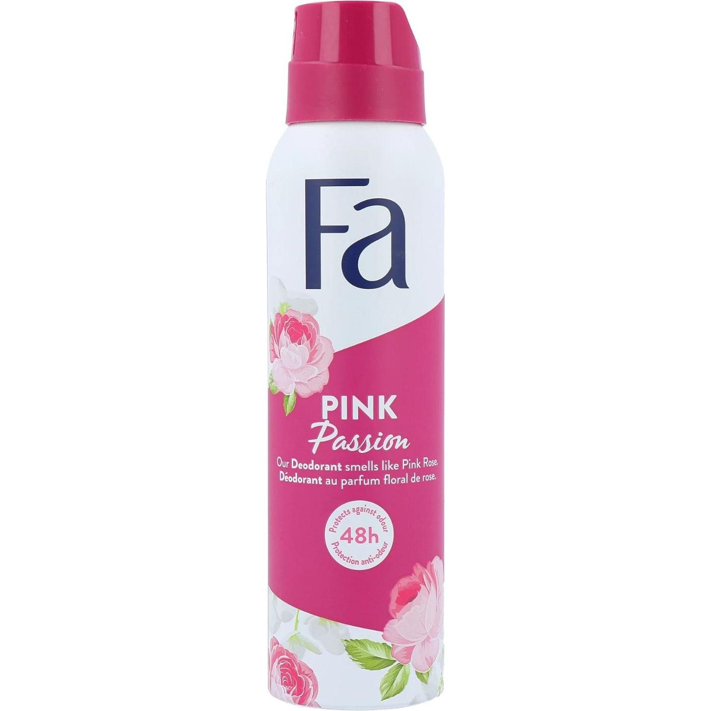 Fa Donna Deodorante, Deodorante Spray Pink Passion 150Ml (Getto Vaporizzato, 150 Ml)