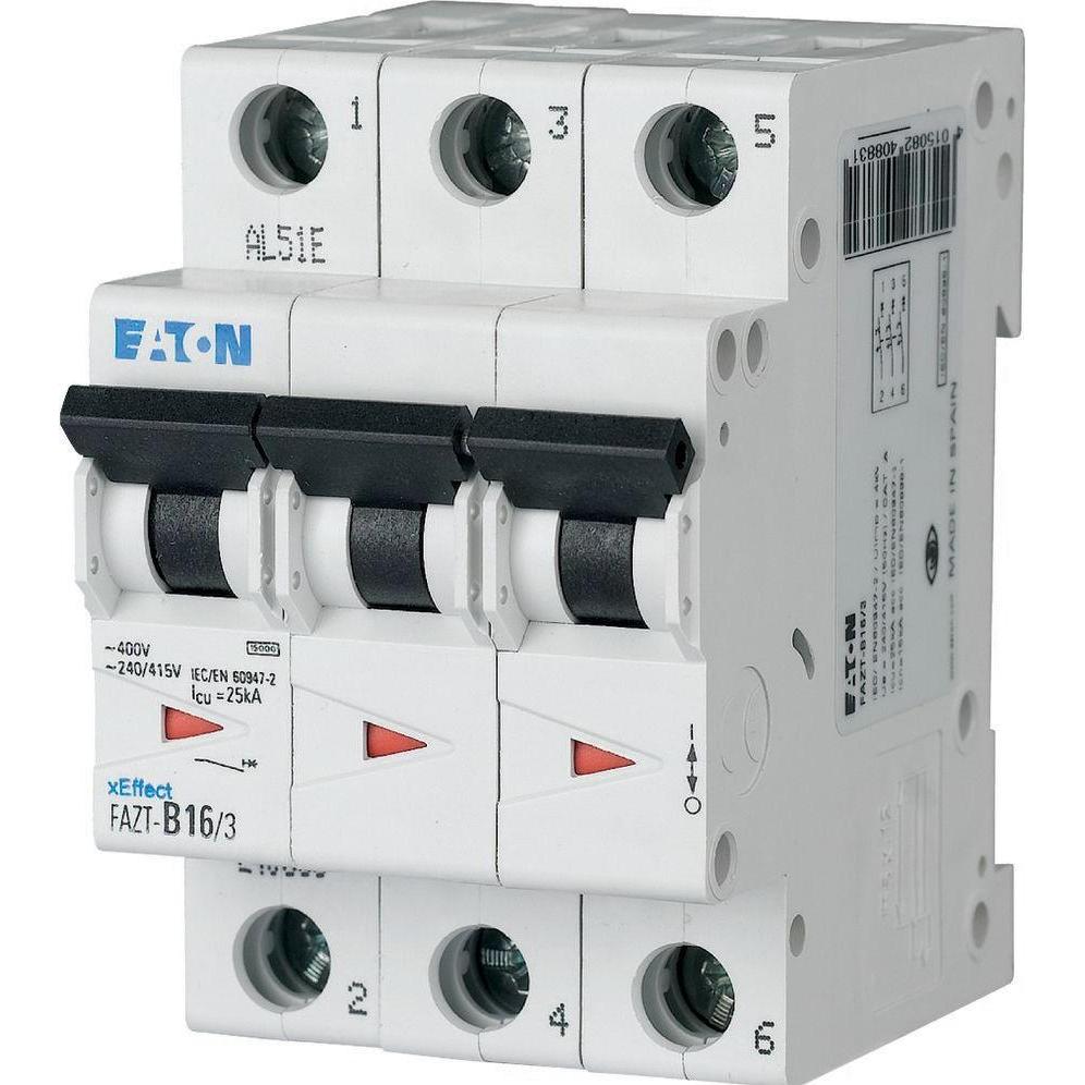 Eaton, Schutzschalter, Leitungsschutzschalter, 6 A, 3p, 240902