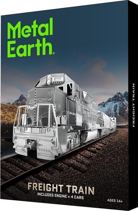 Actual product image Metal Earth Metal Eart constuctie speelgoed Freight Train Gift Box