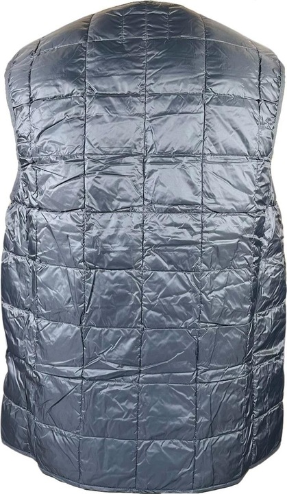 Actual product image Taion sleeveless puffer jacket hi neck w-zip down vest (XL)