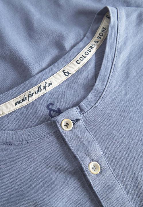 Produktbild Colours & Sons Langarmshirts Henley - Slub (XL)