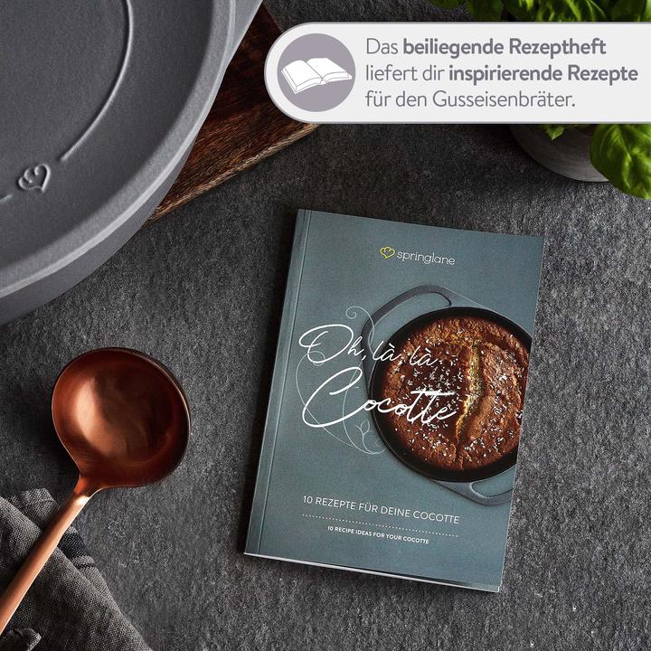 Produktbild Springlane Cocotte Clara 6L (28 cm, Bräter + Schmortopf, Gusseisen)