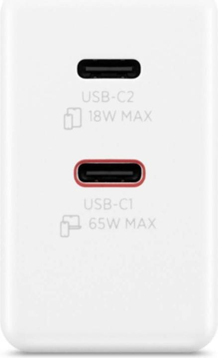 Actual product image Lenovo Dual USB-C 65W GaN Charger (65 W)