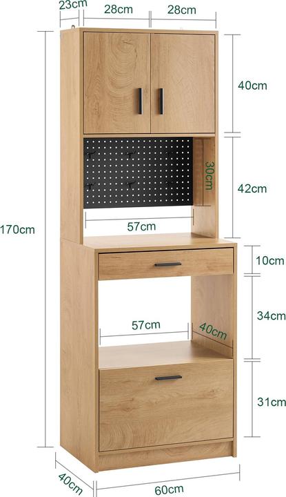 Actual product image SoBuy Ines (40 x 60 x 170 cm)